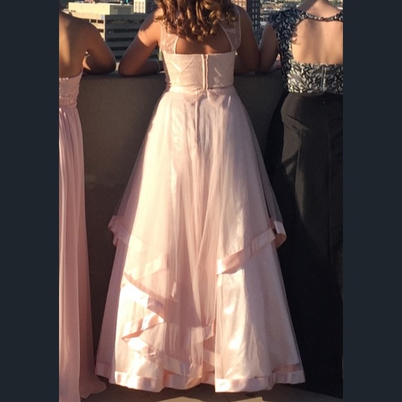 Pale pink Prom Court Alex&Sophia dress. Worn once. - Picture 4 of 5